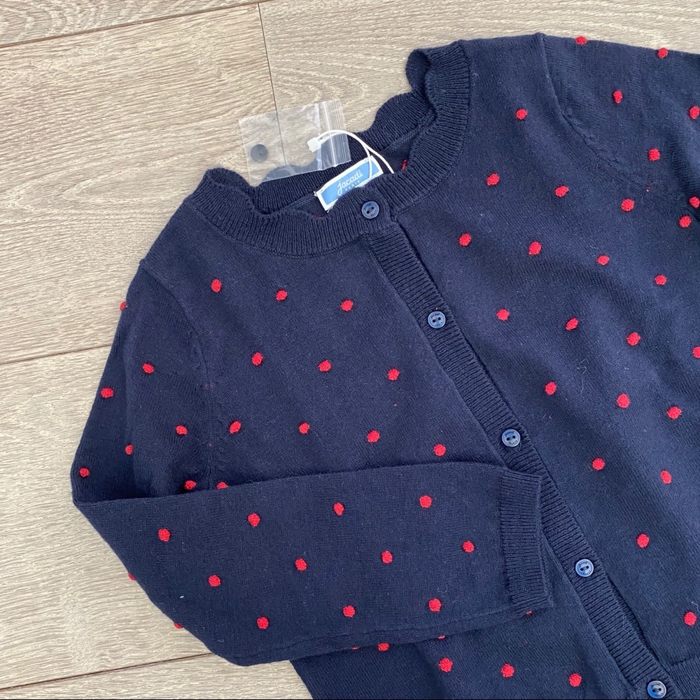 Jacadi Paris 6Y Girl knit cardigan *brandnew